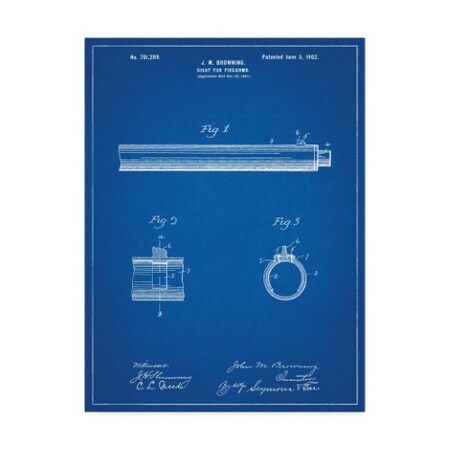 Trademark Fine Art Cole Borders 'Browning Sight For Firearms' Canvas Art, 35x47 ALI22070-C3547GG
